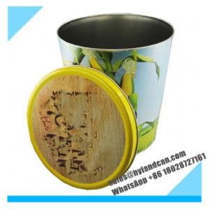 3.5 Gallon Metal Tin Bucket for Popcorn Packaging