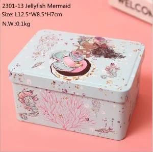 Rectangle Shape Custom Cheap High Quality Small Plain Tin Metal Box