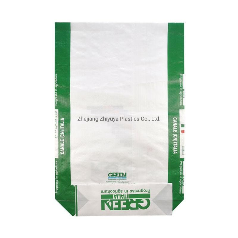 China 25kg 50kg Recycled Fertilizer Rice Soybean Woven Bag PP Woven Bag