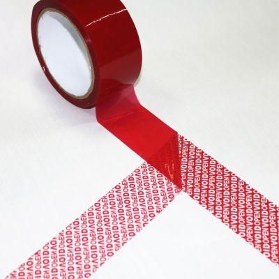 50mm*50m Red Tamper Proof Tape Security Tape Void