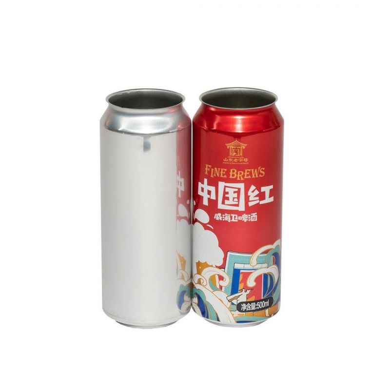 Standard 500ml Aluminum Beverage Cans with 202 Sot Can Ends