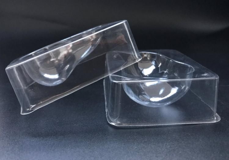 Transparent PET material blister packaging for powder puff