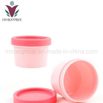 in Bulk 50ml Empty Cylinder PP Plastic Cute Pink Face Cream Container Body Scrub Packaging Bottles Wide Mouth Black Cosmetic Mask Jar