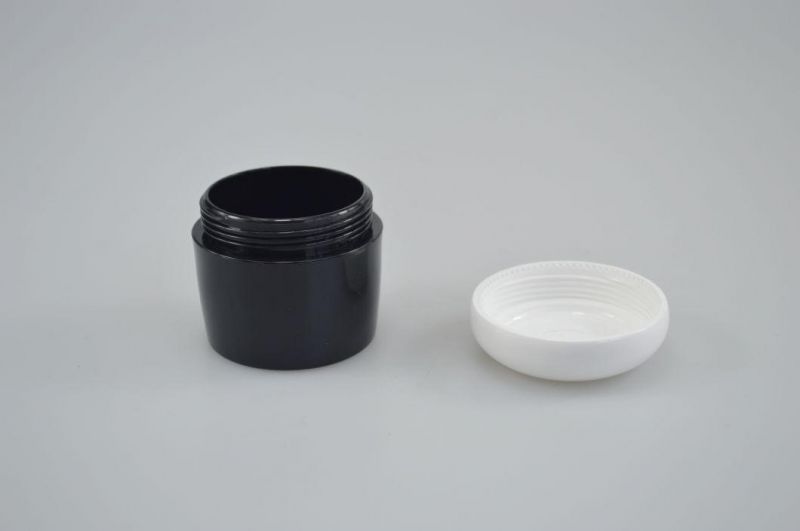 Wholesale Black Plastic Cans with Face Cream Bottles Body Milk Containers