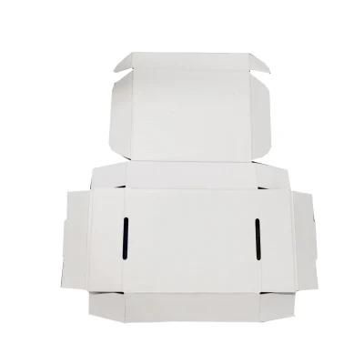 Customized White Cardboard Gift Packing Paper Box