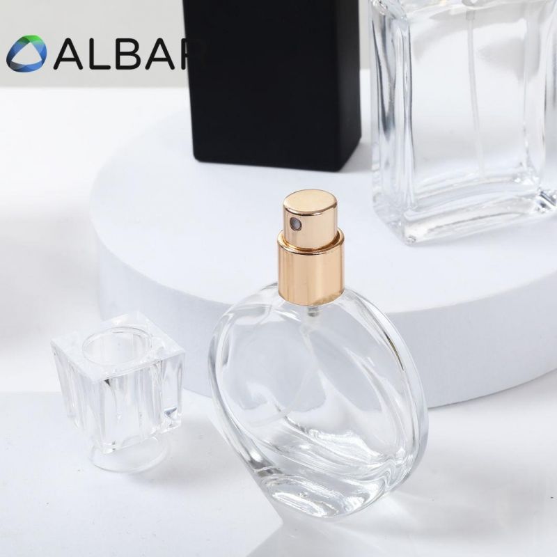 Clear Transparent Cosmetic Perfume Glass Spray Droppers Bottles with Logo and Color