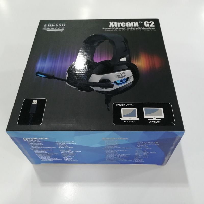 Good Quality Hot Sale Custom Printed Corrugated Carboard Gaming Headset Box for Electronics