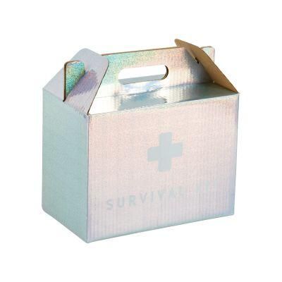 Custom Printing Cardboard Paper Packaging Box with Handle