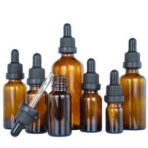 Customize 30ml 50ml 100ml 150ml Matte Black Coating Glass Dropper Bottle Essential Oil Bottle with Gold Dropper Cap