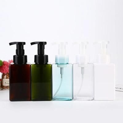 Ys-Pb 10 450ml Square PETG Foam Mousse Bottle Cleanser, Body Wash, Hand Sanitizer Lather, Separately Bottle