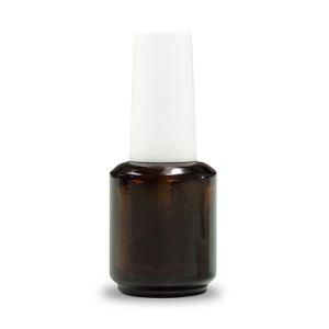 1/2 Oz 15ml Empty Frosted Black Nail Polish Remover Glass Bottle