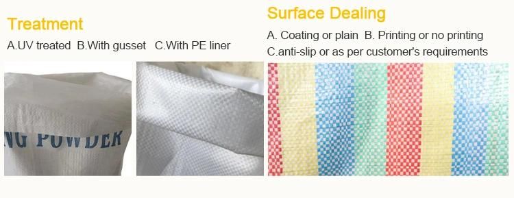 100% Material White PP Woven Plastic Bag