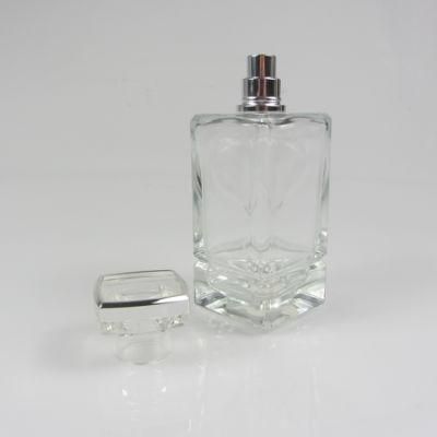 Design Recyclable Cosmetic Perfume Clear Glass Bottles