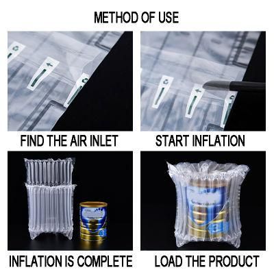 Air Sac Air Column Packaging Air Column Bag for Milk Powder Can Protection While Shipping