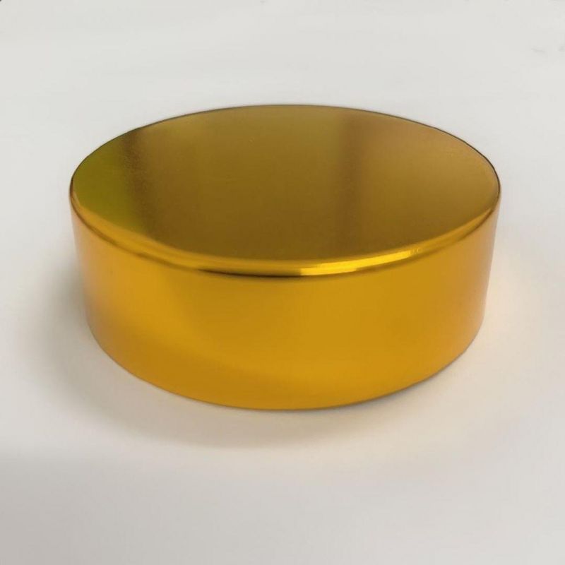 14*41mm Chinese Wholesale Golden Color Auminum Plastic Screw Cap for Cream Glass Jar