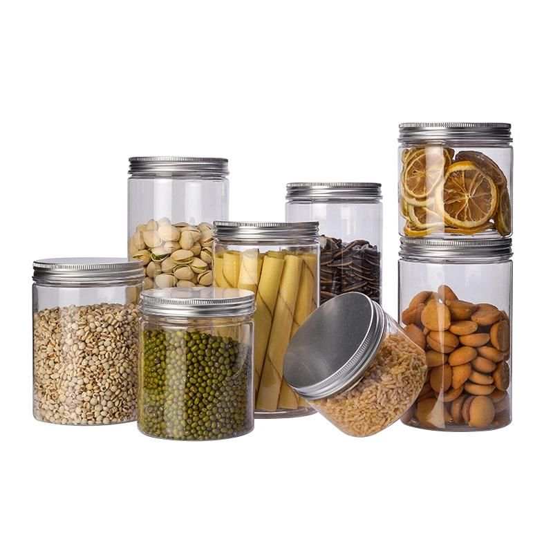 Pet Plastic Jar Food Packaging Jars Food Jar Stainless