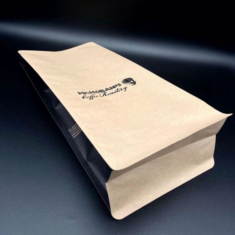 Stand up 350g Coffee Packing Bag Customized Aluminum Foil Coffee Packaging Bags with Valve