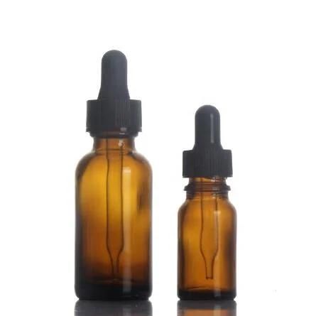 Round Matte Glass Essential Dropper Oil Bottles