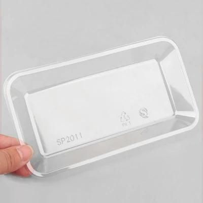 Disposable Rectangular Vegetable And Fruit Packaging Fresh PP Food Plastic Tray