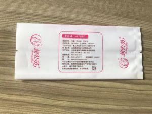 Chinese Anion Sanitary Napkins with Blue and Green Wave Strip Chip