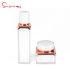 Hot-Selling 50g Pearl White Square Acrylic Waist Cosmetic Cream Jar for Cosmetic Packaging