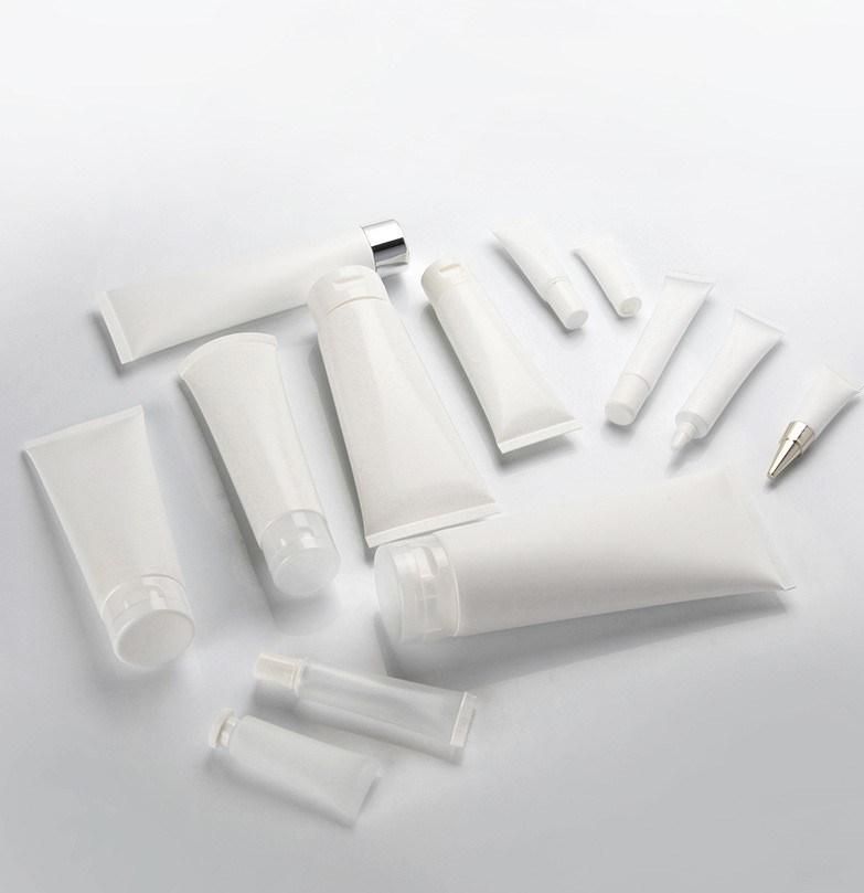 Wholesale White PE Plastic Cosmetic Packaging Cream Tube