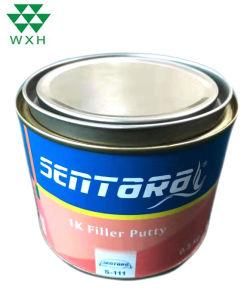 2L Air-Tight Round Welded Tin Can with Metal Cover