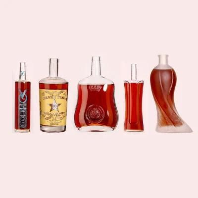 Glass Bottles 750 Ml Liquor Bottle Spirit Glass Bottle