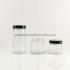 Round Food Container Eco-Friendly Glass Packing Jar with Airtight Cap