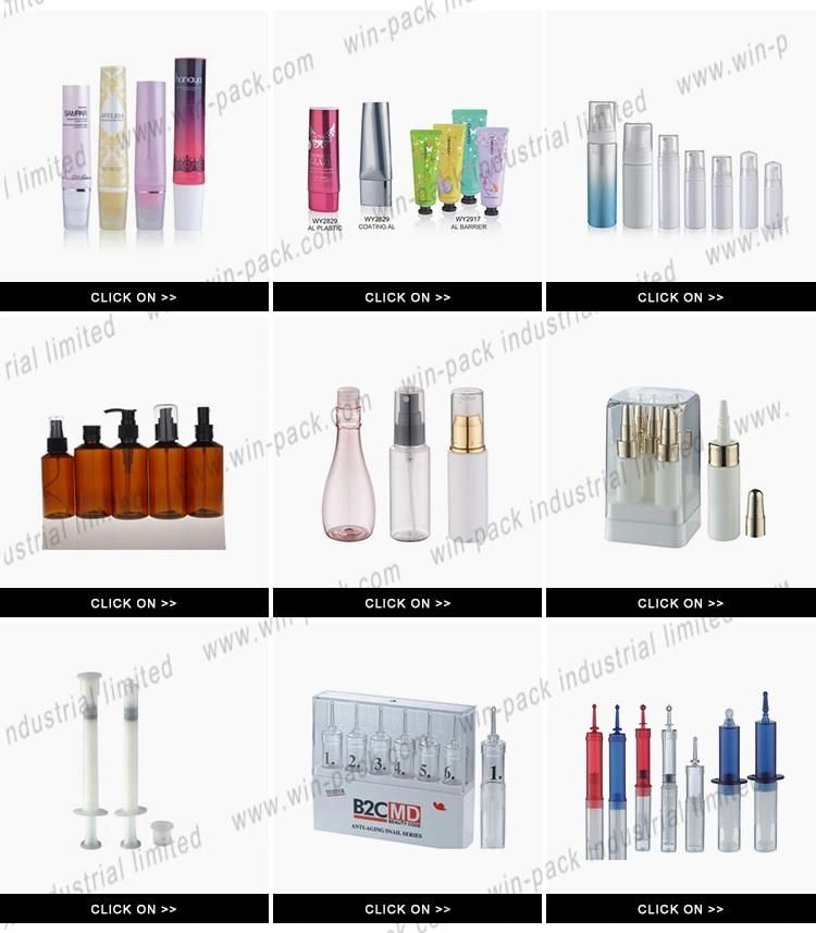 Winpack Hot Sale Clear Cosmetic Plastic Dropper Bottle 20ml with Water Transfer Cap