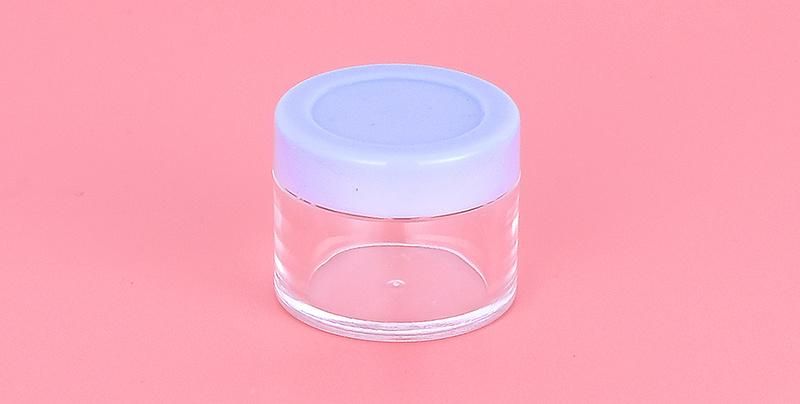 10g Empty Cute Transparent Clear Jar for Makeup Packaging