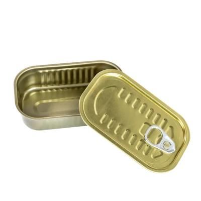 Manufacturers Wholesale Fish Plain Screw Top Food Metal Tin Can Food Packing