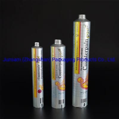 Packing Aluminium Tube for Hair Cream Empty Container Max 6 Colors