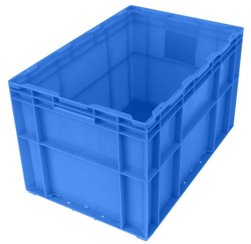 HP5e Plastic Turnover Logistics Container Box HP Standard Auto Parts Logistic Box Durable Opaque Plastic Storage Boxes