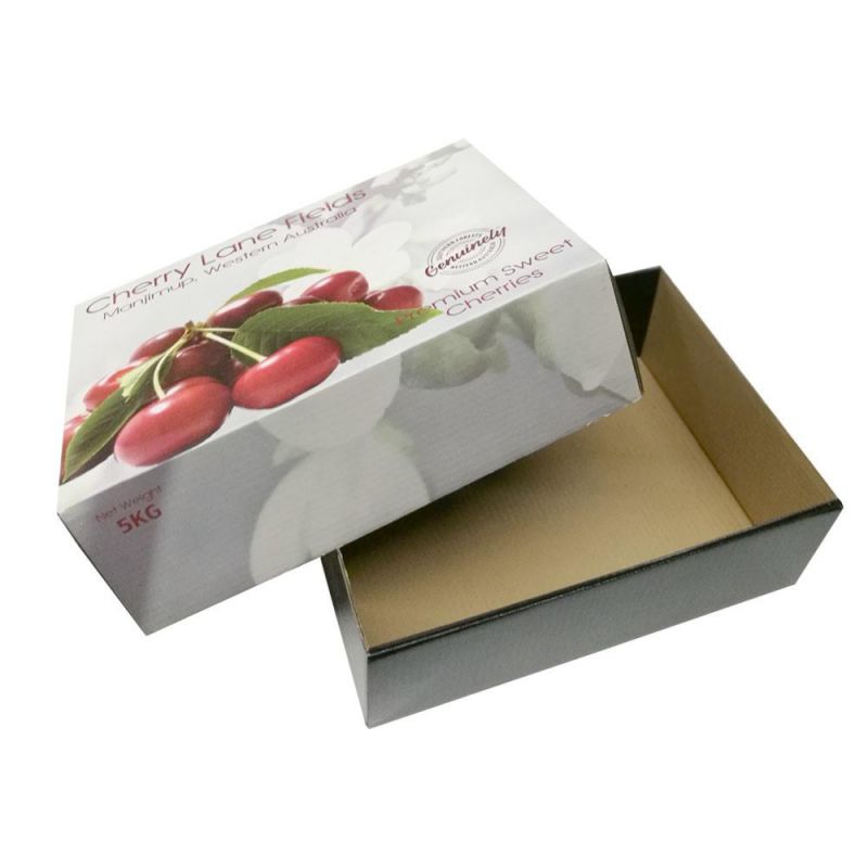 Custom Packaging Printing Fruit Cherry Paper Boxes