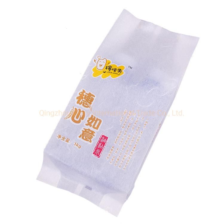 Custom Printed Biodegradable Lunch Bread Sandwich Packaging Bag