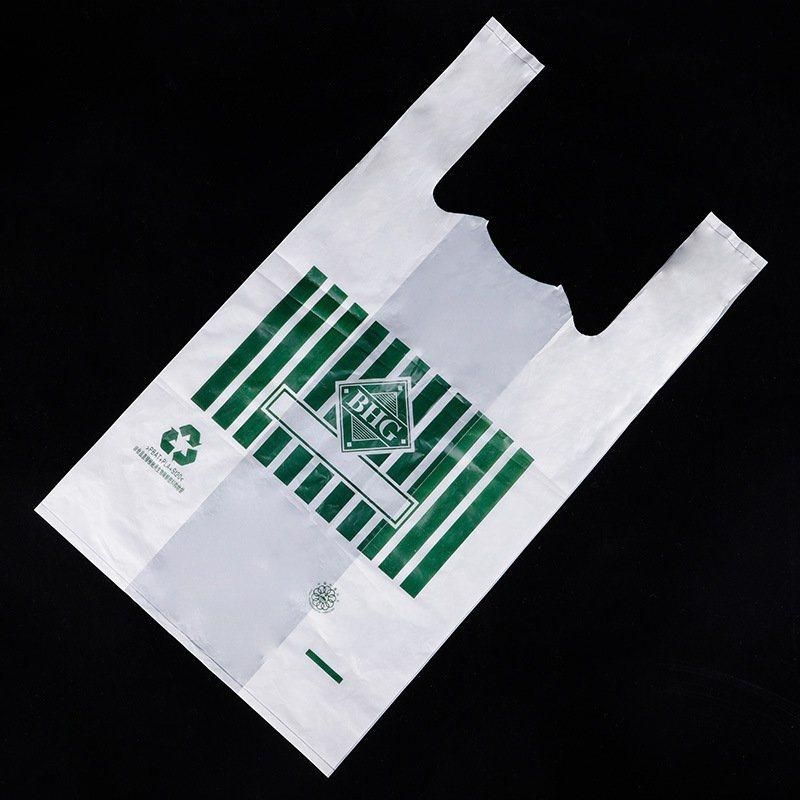 Plastic Biodegradable Compostable T Shirt Shopping Bag