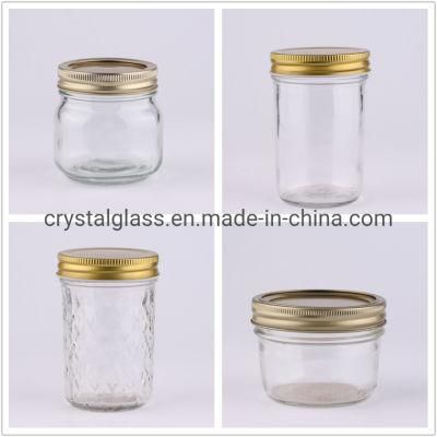 Small Size Food Glass Jar Jam Jar 4oz Wide Mouth Mason Jar