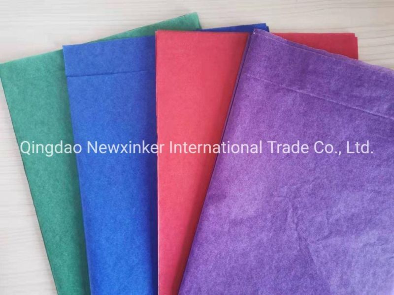 24GSM Color Glassine Paper in Flat Size for Food Packaging