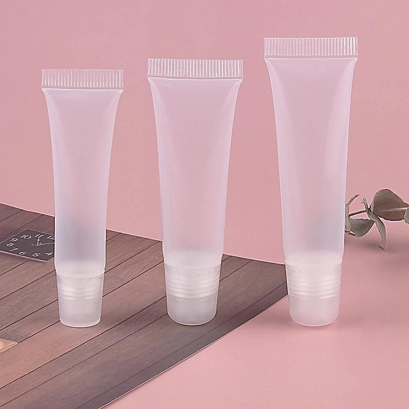 Clear Color Plastic Tube for Suncream Packaging Tube