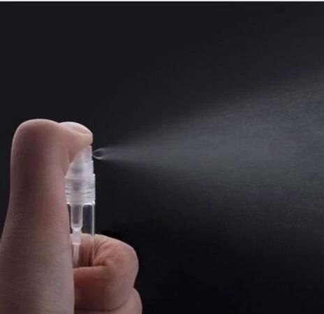 Mini Portable Clear 3ml Glass Bottle Atomizer Refillable Perfume Bottle for Party or Travel Tool