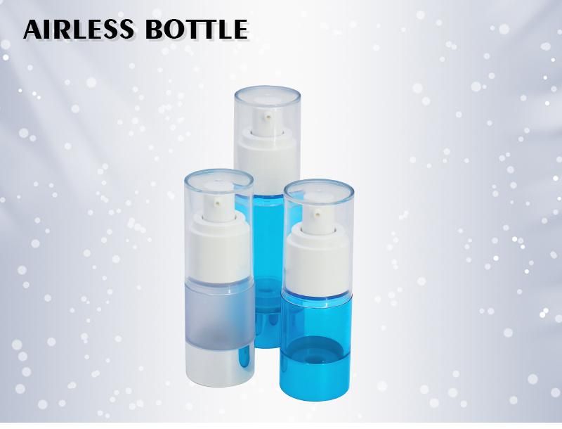 Best-Selling Blue Transparent 15ml 30ml Cosmetic Packaging Airless Bottle