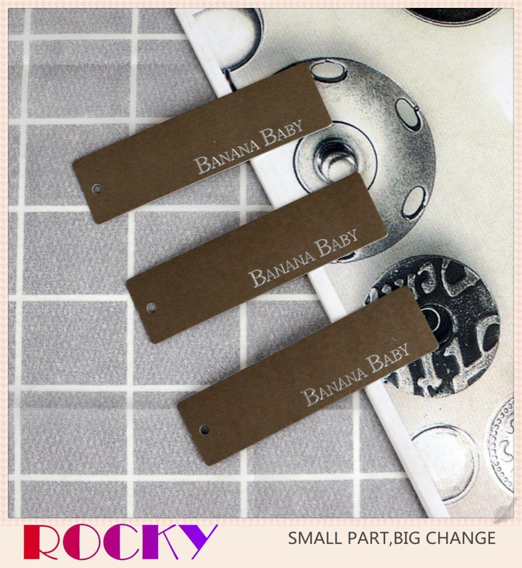 Garment Accessories with Your Own Logo Swing Tag Hangtags for Clothing Sock Hair Tag