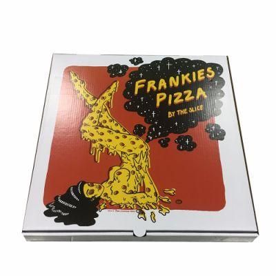 Four Colors Corrugated Pizza Packaging Box (FP8039115)