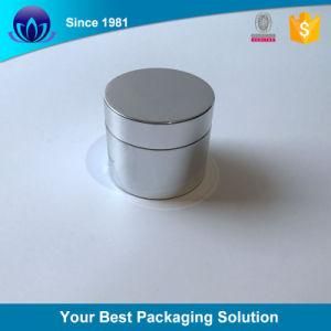 Hot Sale 50g Glass Cosmetic Cream Jar with Silver Aluminum Cap for Skin Care