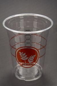 Disposable Custom Printed Clear Plastic Milkshake Cup