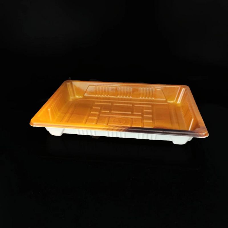 Set of  Four Sushi Packaging Boxes Sushi Tray With Lid