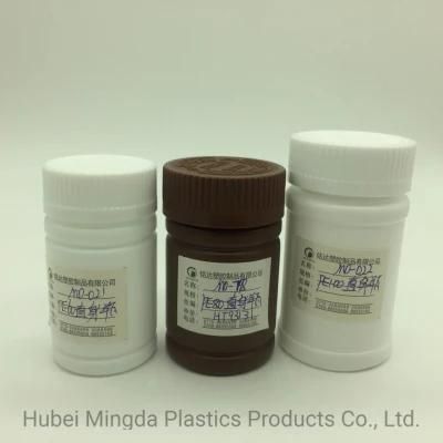 Plastic HDPE 80ml Round Bottle for Medicine/Cosmetic Packaging