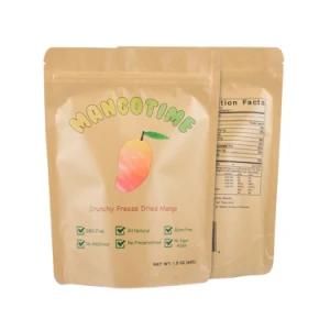 Food Packaging Coffee Tea Snack Fruit Printed Zipper Ziplock Rice Laminated Zip Lock Bag Paper Packaging Pouch