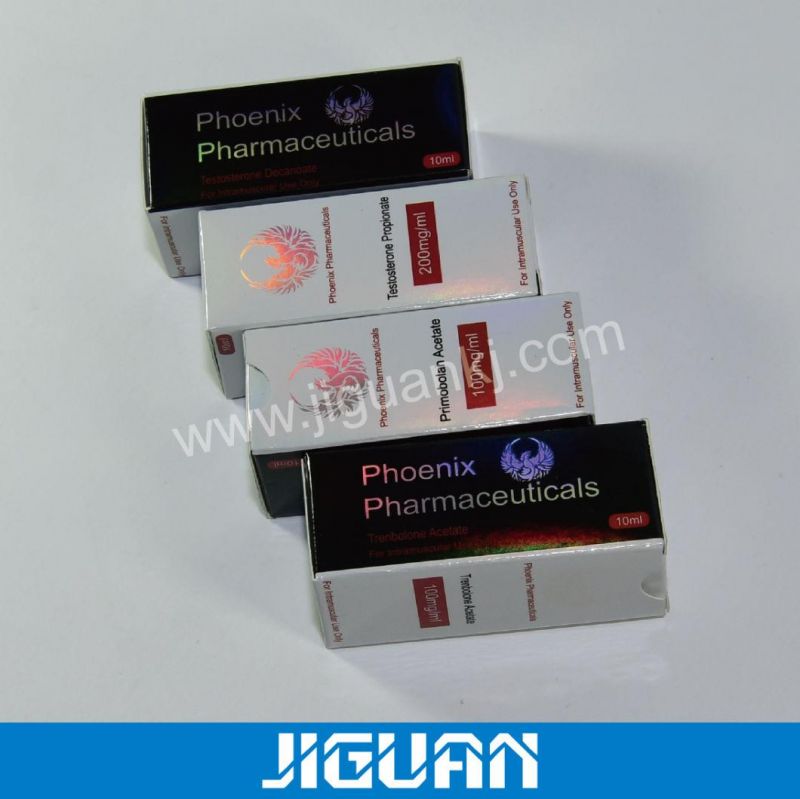 High Quality Custom Steroids 10ml Packing Vial Box